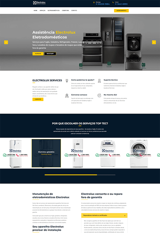 Criação de sites e Otimização de sites 20 anos 6 criação de sites e otimização